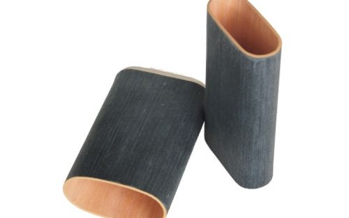 Szivartok 3 szivar részére - fekete (14-19x3cm)