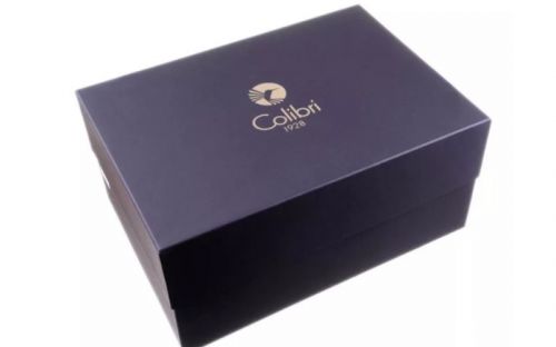 Colibri Heritage Luxus humidor 100-150 szál szivar részére, cédrus szivar tároló doboz, hygrométerrel, párásítóval - tűzpiros