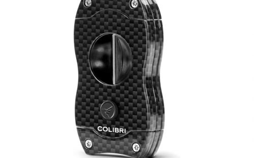 Colibri V-Cut Szivarvágó - carbon/fekete (23mm)