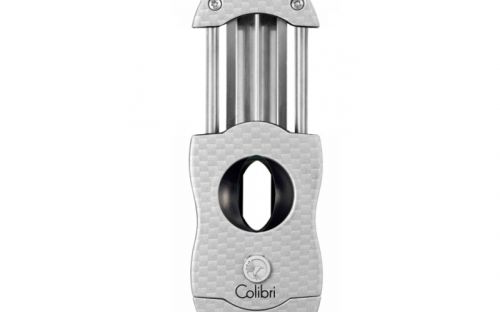 Colibri V-Cut Szivarvágó - carbon/ezüst (23mm)