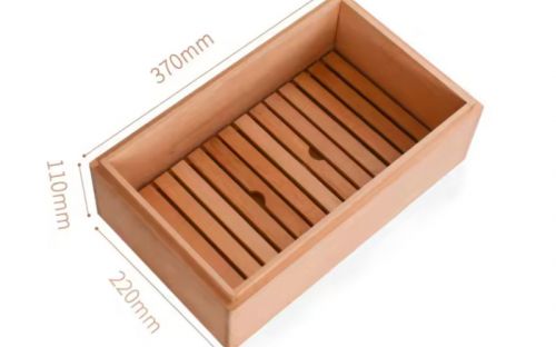 Humidor 80-90 szivar részére, tömör spanyol cédrusfa, natur szivar tároló doboz - Achenty!