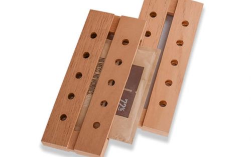 Humidor 80-90 szivar részére, tömör spanyol cédrusfa, natur szivar tároló doboz - Achenty!