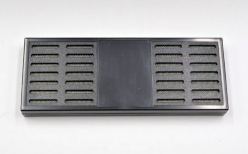 Gasztro humidor 80 szál szivar részére, üveges szivar doboz, cédrusfa, külső hygrométerrel és párásítóval - fekete