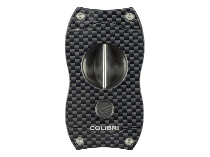 Colibri V-Cut Szivarvágó - carbon/fekete (23mm)