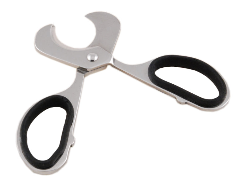 Szivarvágó olló - króm (9,5cm)