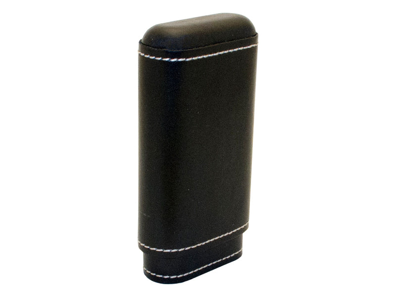 Szivartok 3 szivar részére - fekete, Robusto (15x10x3cm)